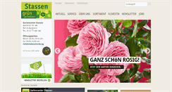Desktop Screenshot of gartencenter-stassen.de