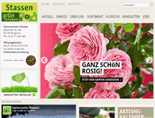 Tablet Screenshot of gartencenter-stassen.de